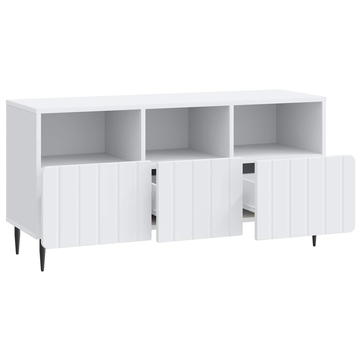 TV Cabinet 102 x 34.5 x 50 cm Engineered Wood White