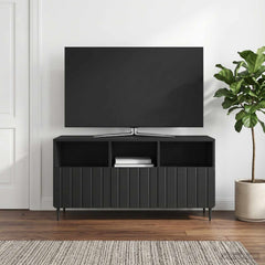 TV Cabinet 102 x 34.5 x 50 cm Engineered Wood Black