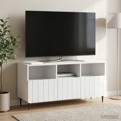 TV Cabinet 102 x 34.5 x 50 cm Engineered Wood High gloss white