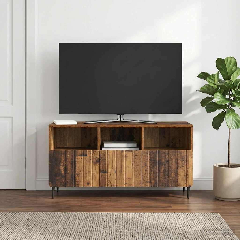 TV Cabinet 102 x 34.5 x 50 cm Engineered Wood Old wood