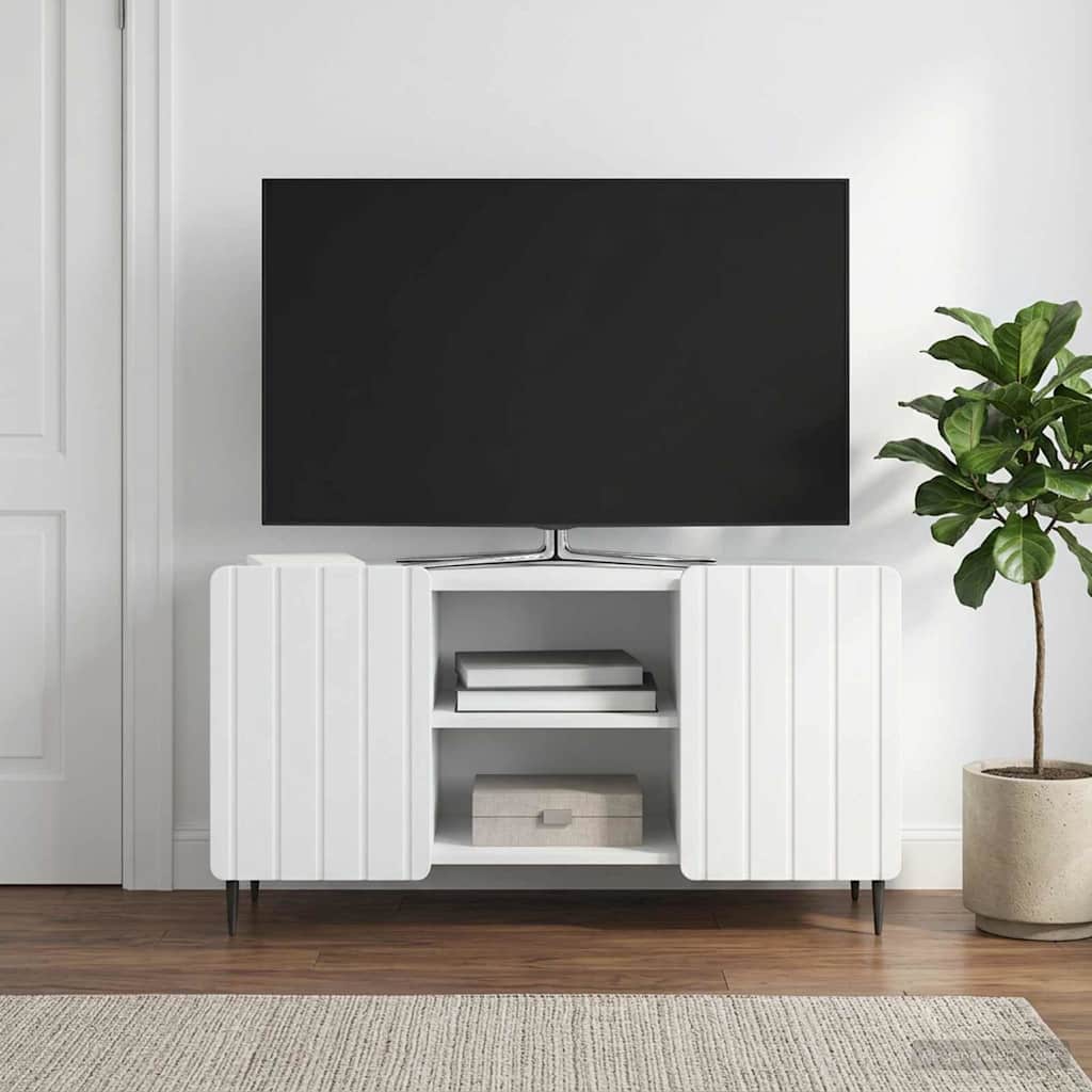 TV Cabinet 102 x 34.5 x 52 cm Engineered Wood White