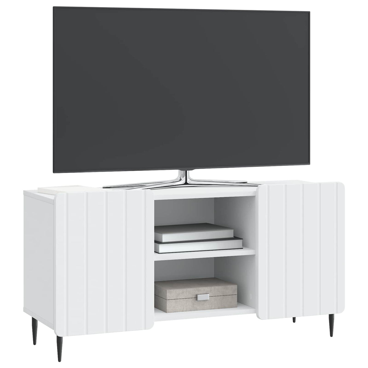 TV Cabinet 102 x 34.5 x 52 cm Engineered Wood White