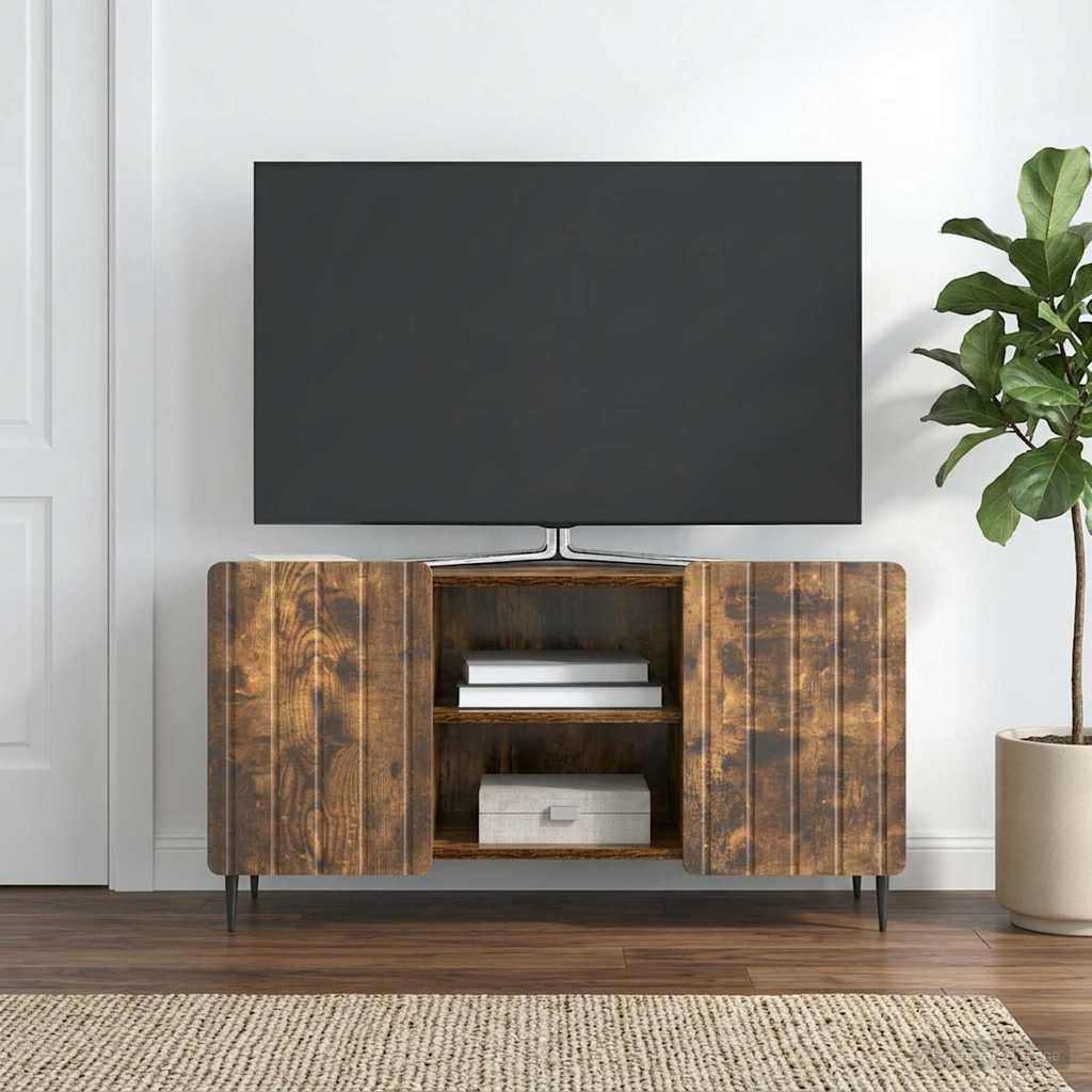 TV Cabinet 102 x 34.5 x 52 cm Engineered Wood Smoked oak