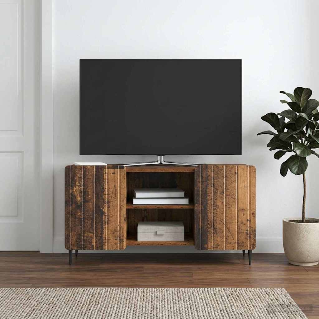 TV Cabinet 102 x 34.5 x 52 cm Engineered Wood Old wood