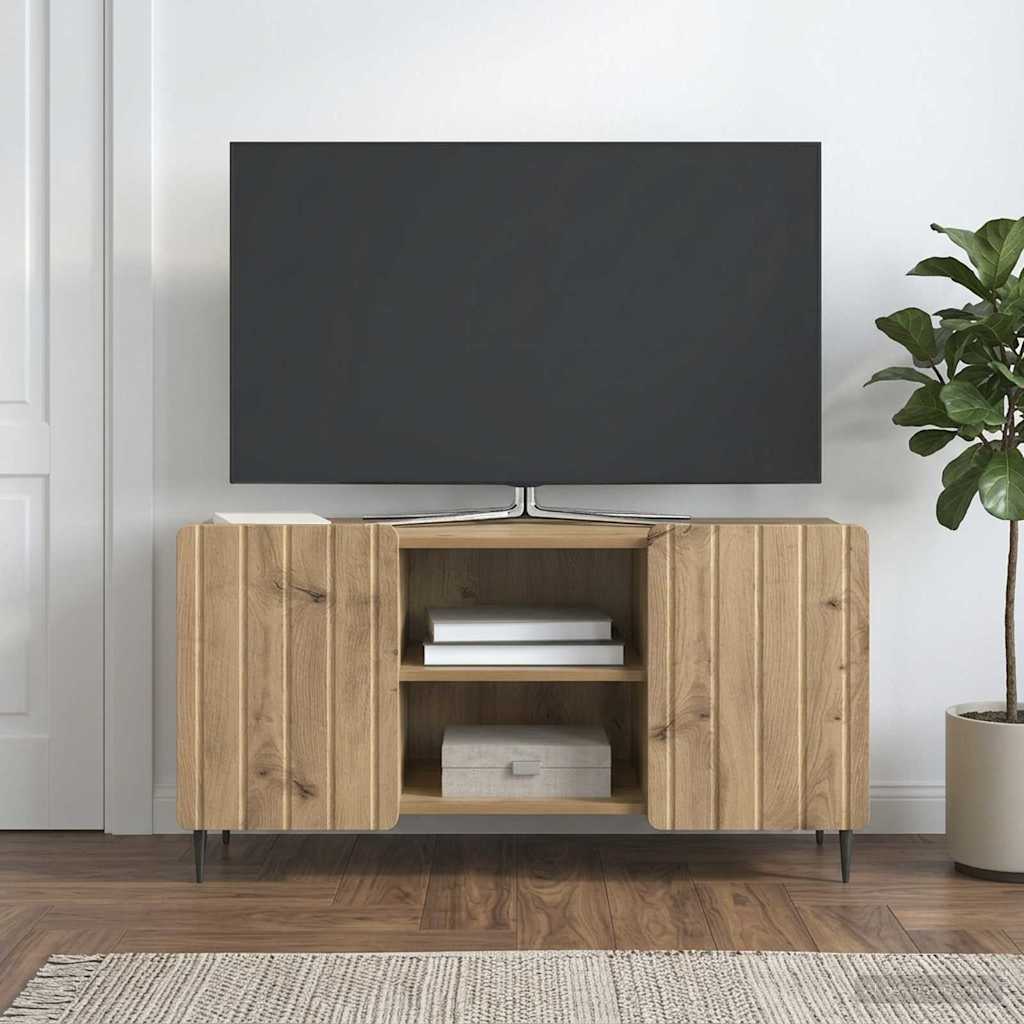 TV Cabinet 102 x 34.5 x 52 cm Engineered Wood Artisan oak