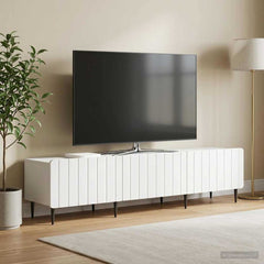 TV Cabinet 147 x 34.5 x 32 cm Engineered Wood White