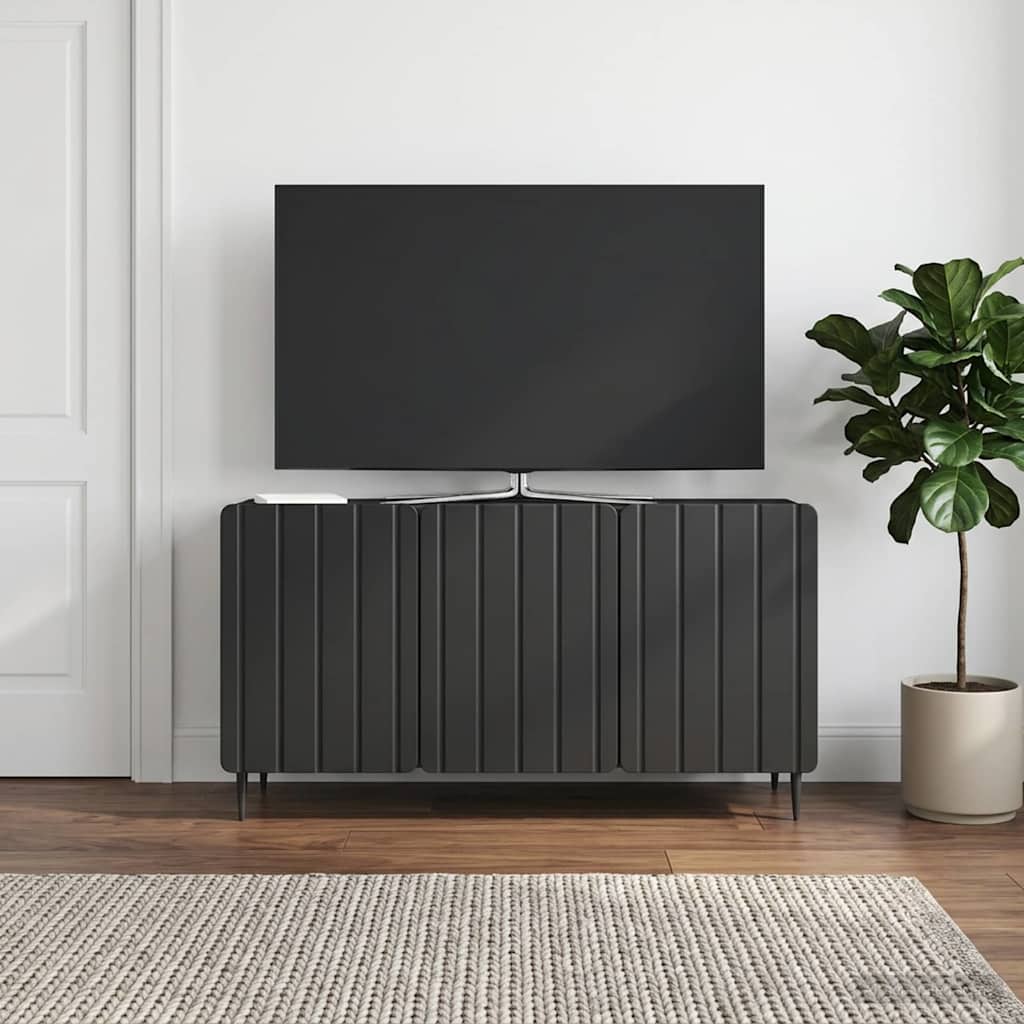 TV Cabinet 99 x 34.5 x 52 cm Engineered Wood Black