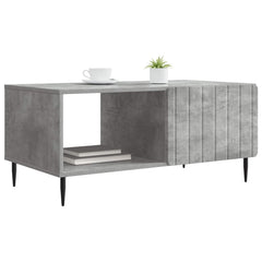 vidaXL Coffee Table Concrete Grey 90 x 50 x 40 cm Engineered Wood 3