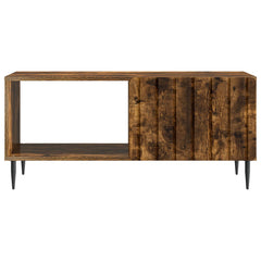 vidaXL Coffee Table Smoked Oak 90 x 50 x 40 cm Engineered Wood 5