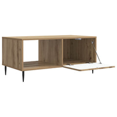 vidaXL Coffee Table Artisan Oak 90 x 50 x 40 cm Engineered Wood 4