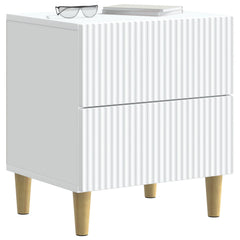 vidaXL Bedside Cabinet 2 pcs White 43 x 34.5 x 48 cm Engineered Wood 3