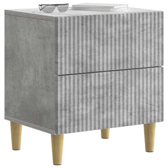 vidaXL Bedside Cabinet 2 pcs Concrete Grey 43 x 34.5 x 48 cm 3