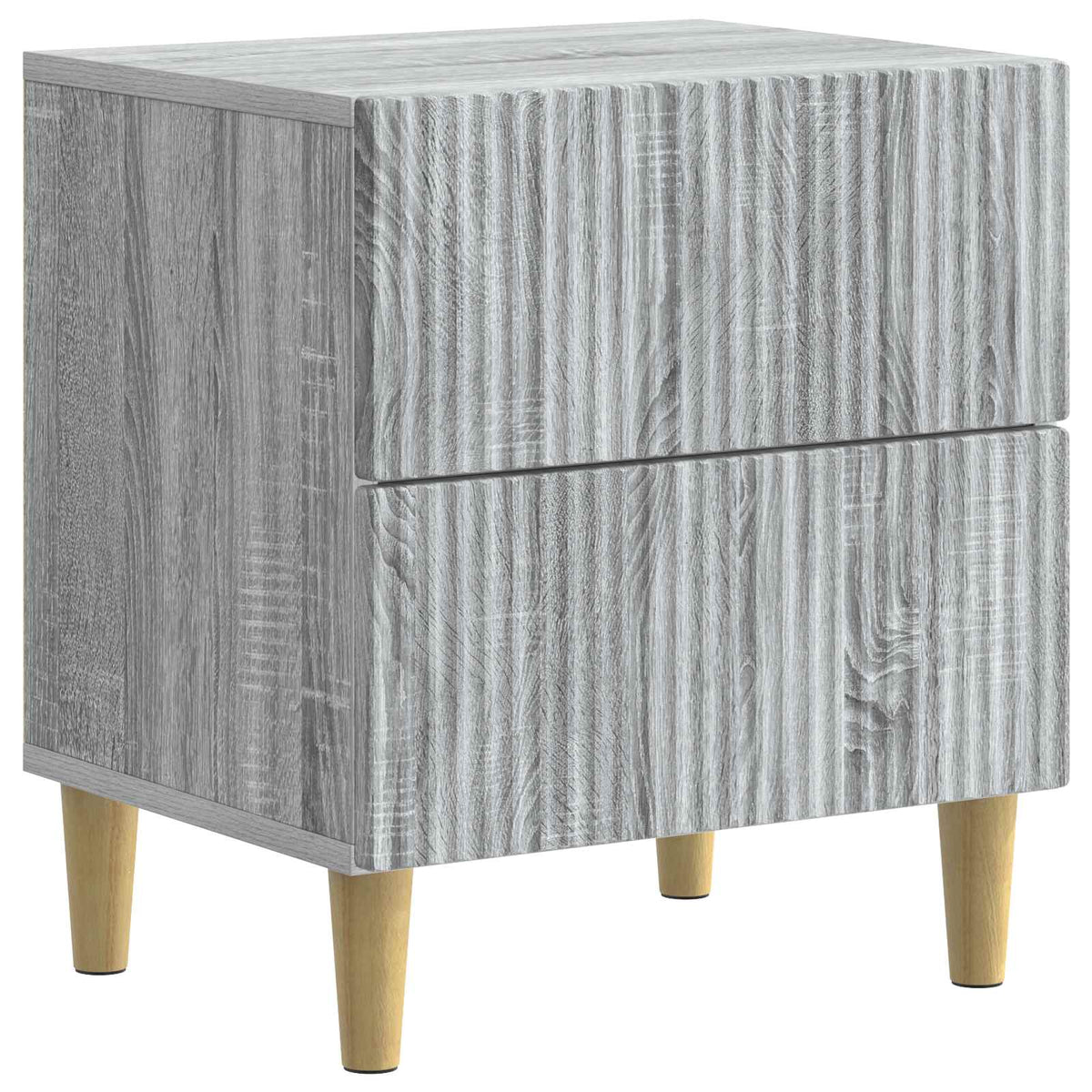 vidaXL Bedside Cabinet 2 pcs Grey Sonoma 43 x 34.5 x 48 cm 5