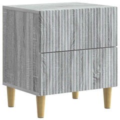 vidaXL Bedside Cabinet 2 pcs Grey Sonoma 43 x 34.5 x 48 cm 5