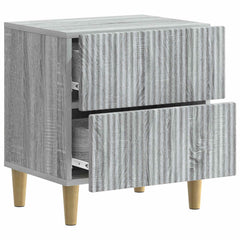 vidaXL Bedside Cabinet 2 pcs Grey Sonoma 43 x 34.5 x 48 cm 6