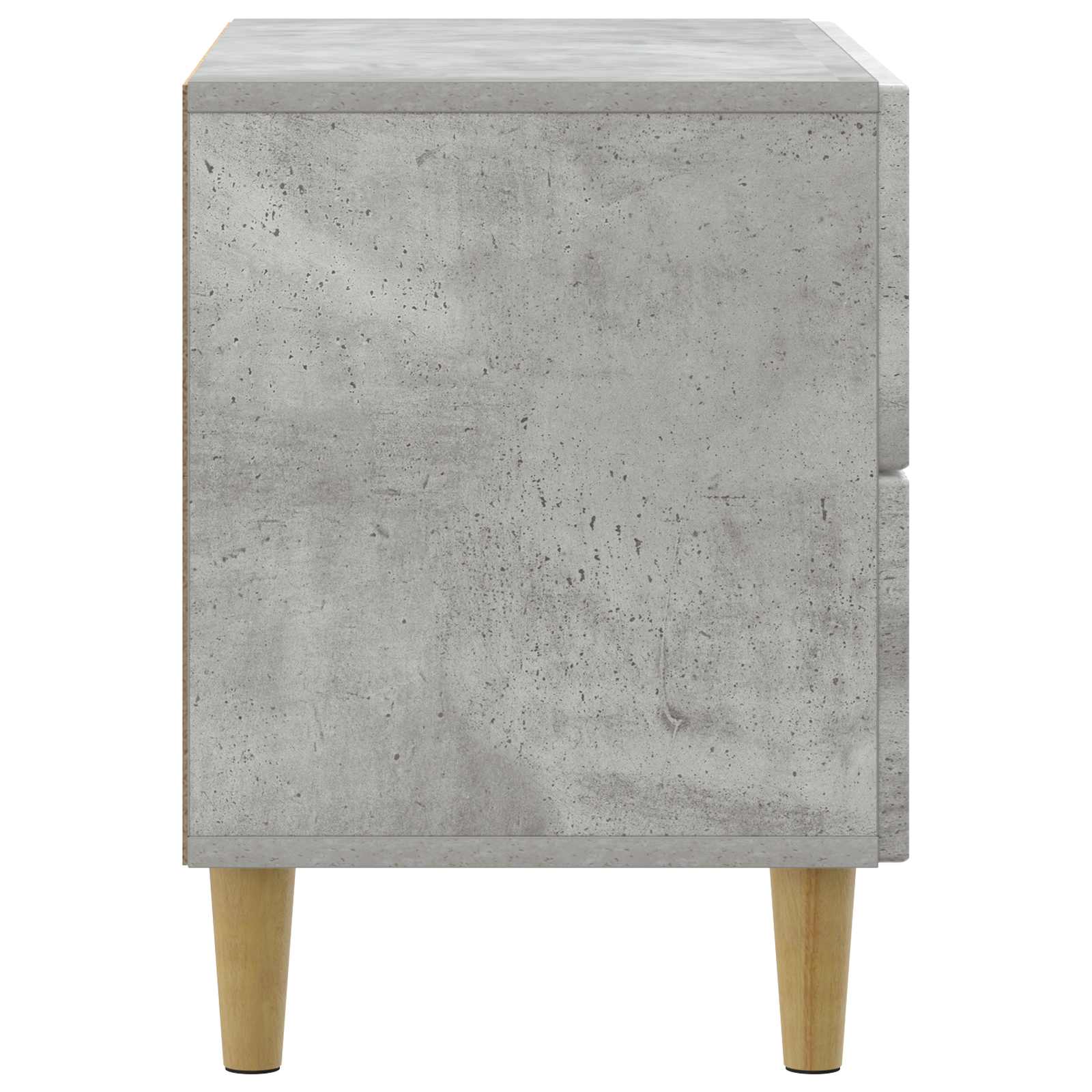 vidaXL Bedside Cabinet Concrete Grey 62 x 34.5 x 48 cm Engineered Wood 6