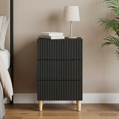 vidaXL Bedside Cabinet 43 x 41 x 66.5 cm Engineered Wood