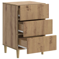 vidaXL Bedside Cabinet Artisan Oak 43 x 41 x 66.5 cm Engineered Wood 4