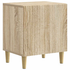 vidaXL Bedside Cabinet Sonoma Oak 43 x 34.5 x 50 cm Engineered Wood 2