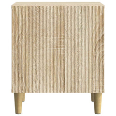vidaXL Bedside Cabinet Sonoma Oak 43 x 34.5 x 50 cm Engineered Wood 5