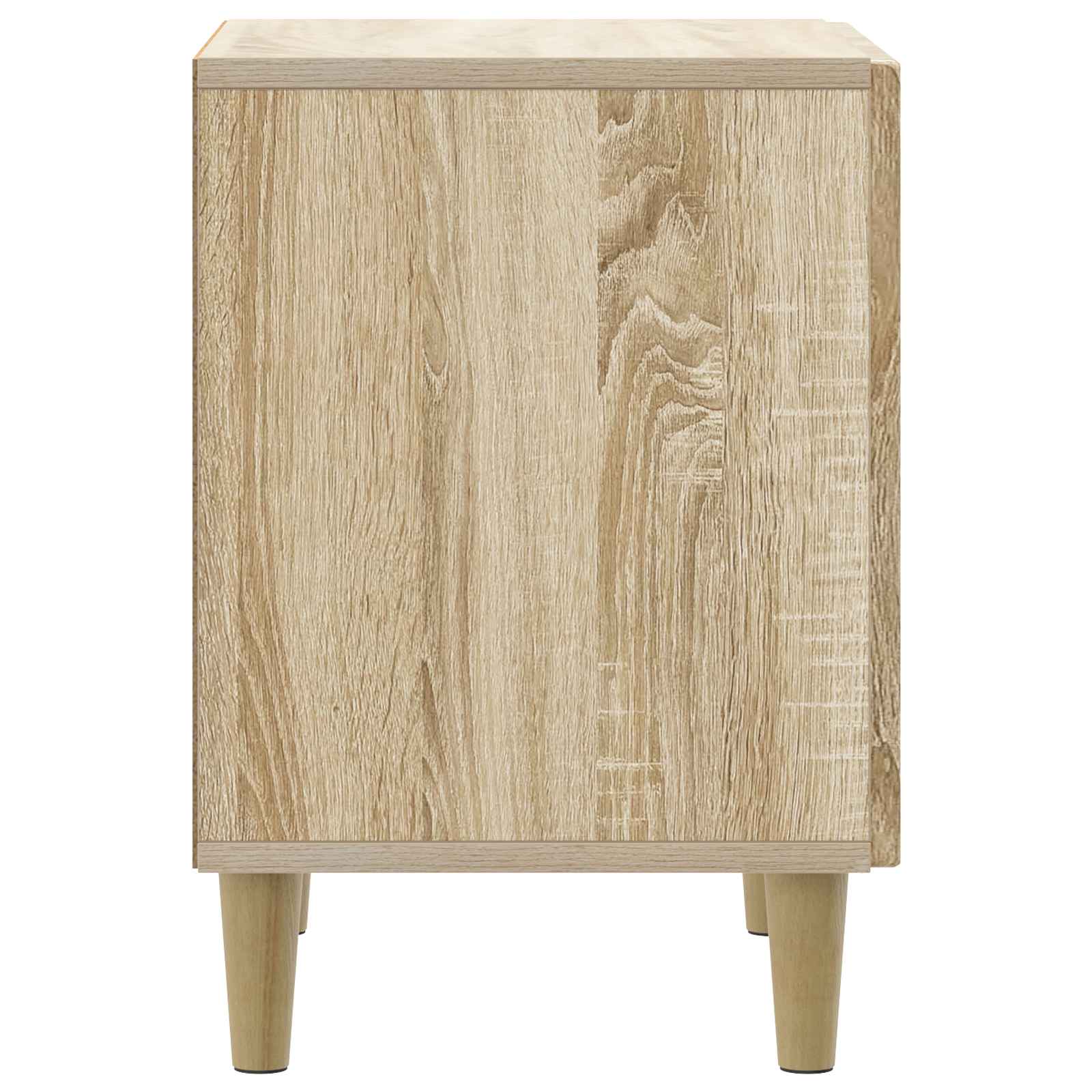 vidaXL Bedside Cabinet Sonoma Oak 43 x 34.5 x 50 cm Engineered Wood 6