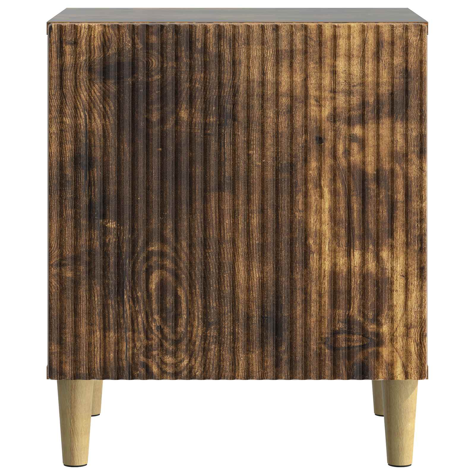 vidaXL Bedside Cabinet Smoked Oak 43 x 34.5 x 50 cm Engineered Wood 5