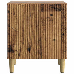 vidaXL Bedside Cabinet Old Wood 43 x 34.5 x 50 cm Engineered Wood 5