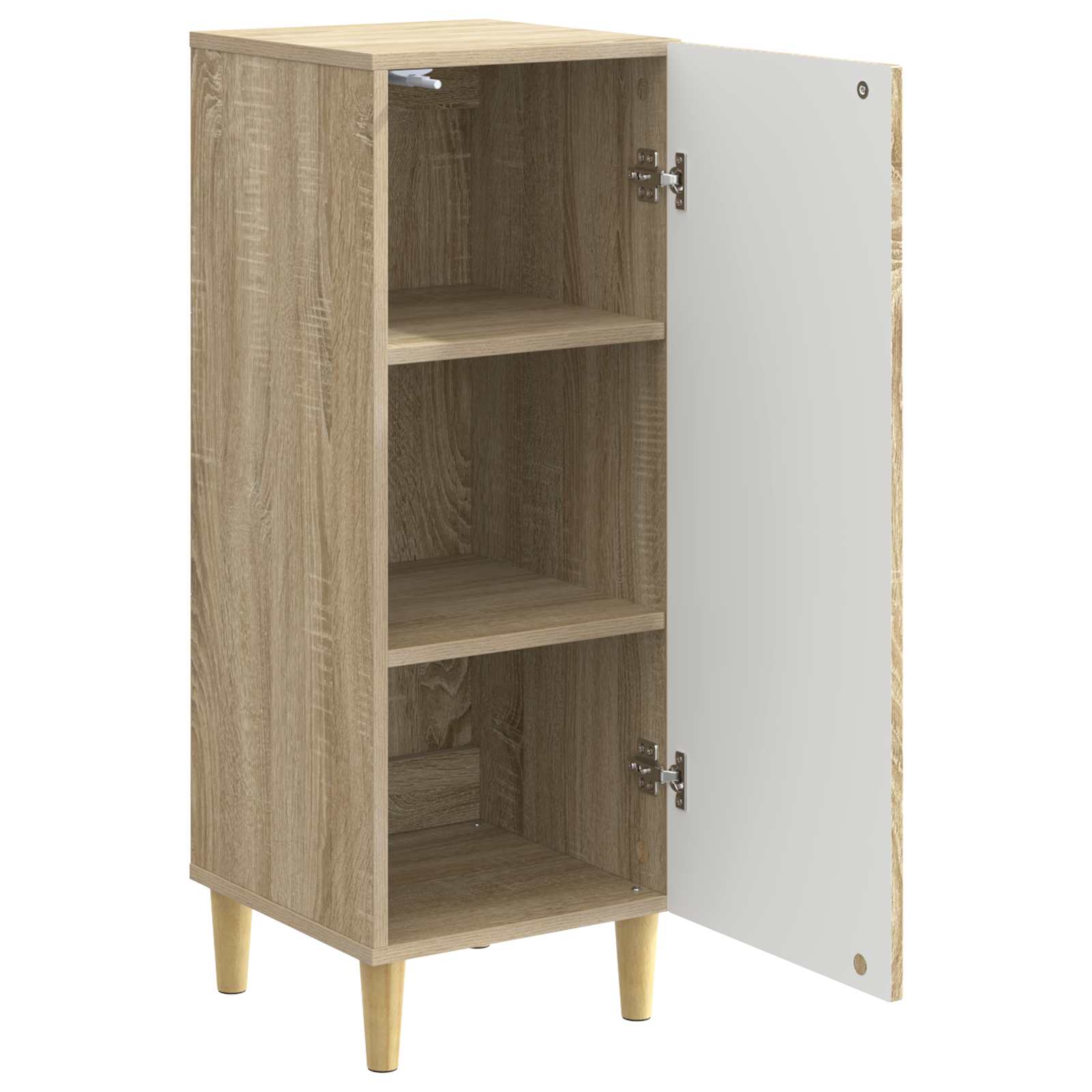 vidaXL Sideboard Sonoma Oak 33 x 34.5 x 90 cm Engineered Wood 5