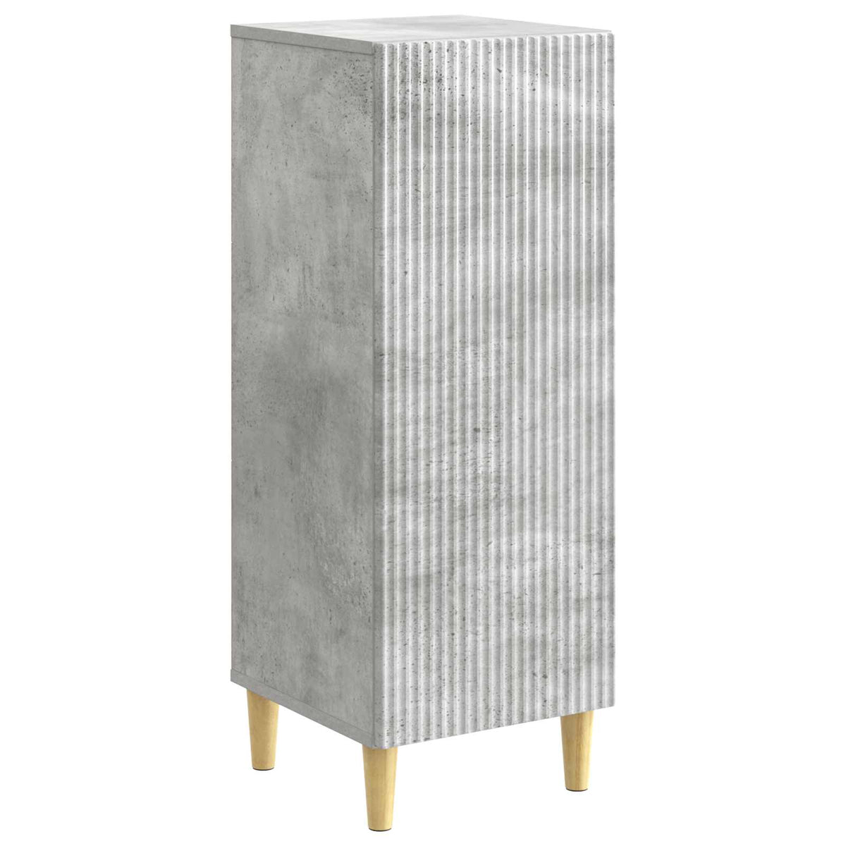 Sideboard 33 x 34.5 x 90 cm Engineered Wood Concrete grey