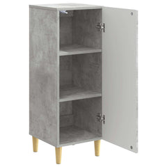 vidaXL Sideboard Concrete Grey 33 x 34.5 x 90 cm Engineered Wood 5