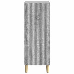 vidaXL Sideboard Grey Sonoma 33 x 34.5 x 90 cm Engineered Wood 6