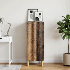 vidaXL Sideboard Old Wood 33 x 34.5 x 90 cm Engineered Wood 4