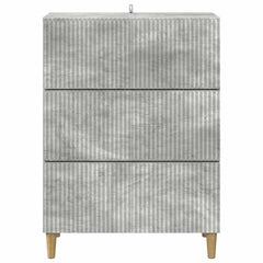 vidaXL Drawer Cabinet 66 x 34.5 x 90 cm Engineered Wood Concrete Grey 6