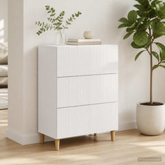vidaXL Drawer Cabinet 66 x 34.5 x 90 cm Engineered Wood 4