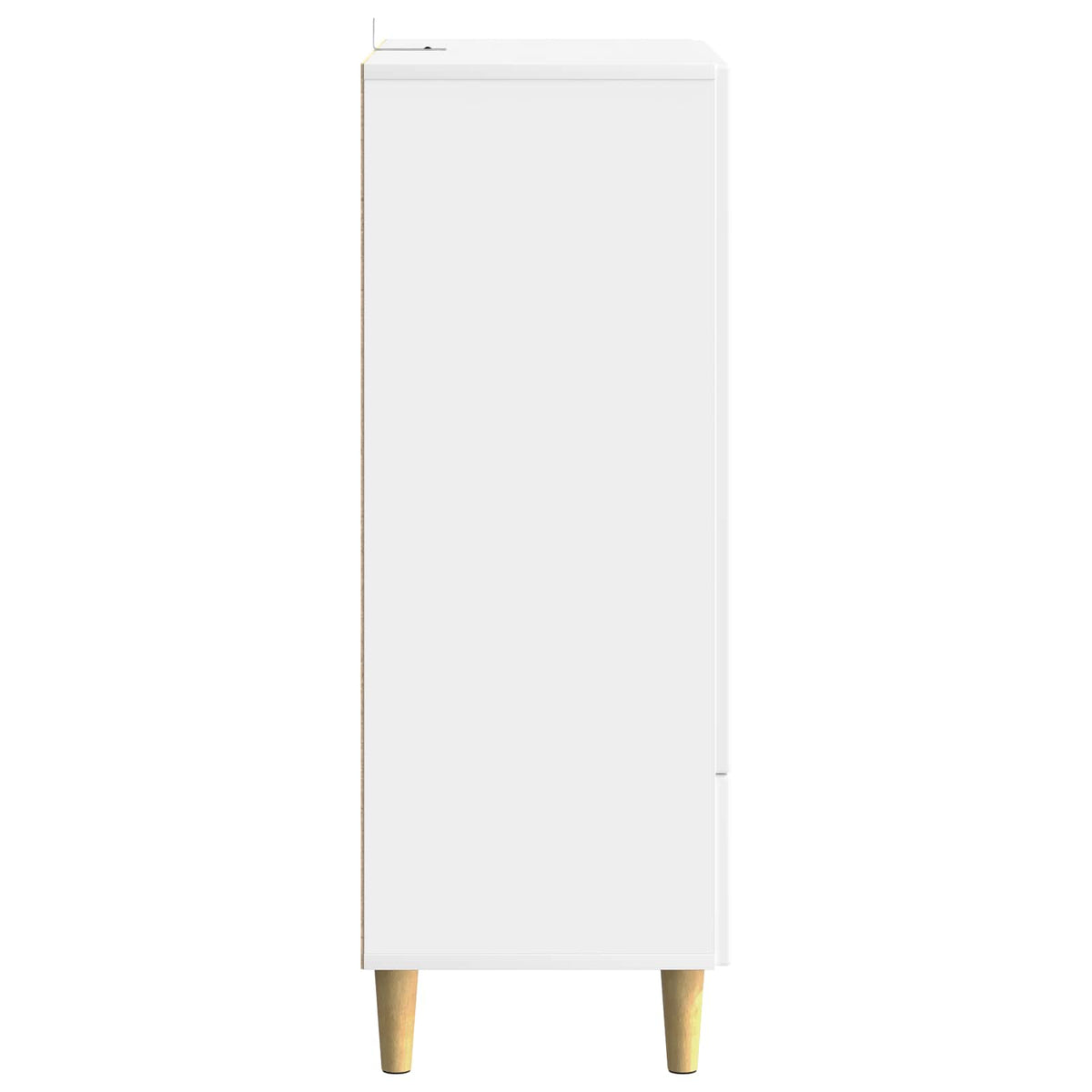 Sideboard 66 x 34.5 x 95 cm Engineered Wood White