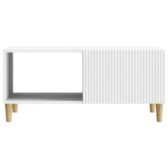 Coffee Table 90 x 50 x 40 cm Engineered Wood White