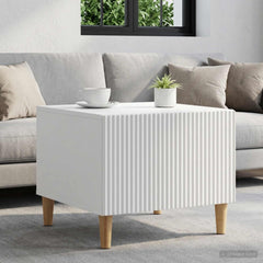 Coffee Table 49 x 50 x 40 cm Engineered Wood White