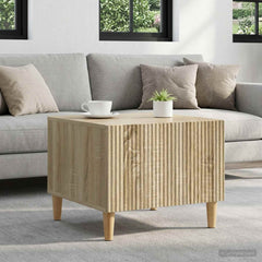 Coffee Table 49 x 50 x 40 cm Engineered Wood Sonoma oak