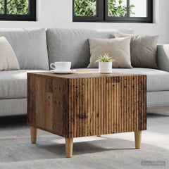 Coffee Table 49 x 50 x 40 cm Engineered Wood Old wood