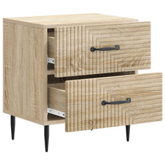 vidaXL Bedside Cabinet 2 pcs Sonoma Oak 43 x 34.5 x 47.5 cm 6