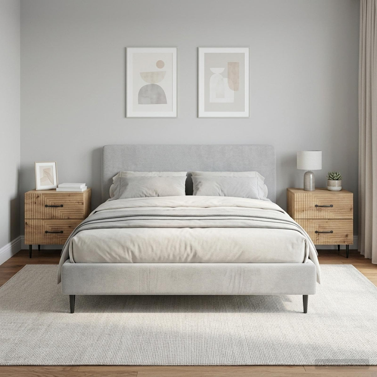 vidaXL Bedside Cabinet 2 pcs Artisan Oak 43 x 34.5 x 47.5 cm 1
