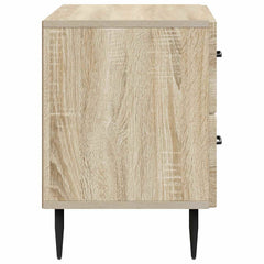 vidaXL Bedside Cabinet Sonoma Oak 62 x 34.5 x 47.5 cm Engineered Wood 6