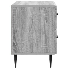 vidaXL Bedside Cabinet Grey Sonoma 62 x 34.5 x 47.5 cm Engineered Wood 6