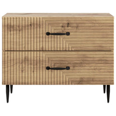 vidaXL Bedside Cabinet Artisan Oak 62 x 34.5 x 47.5 cm Engineered Wood 5