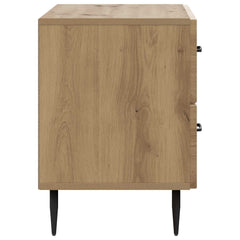 vidaXL Bedside Cabinet Artisan Oak 62 x 34.5 x 47.5 cm Engineered Wood 6