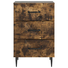 vidaXL Bedside Cabinet Smoked Oak 43 x 41 x 66.5 cm Engineered Wood 5