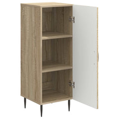 vidaXL Sideboard Sonoma Oak 33 x 34.5 x 89.5 cm Engineered Wood 5