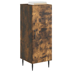vidaXL Sideboard Smoked Oak 33 x 34.5 x 89.5 cm Engineered Wood 3