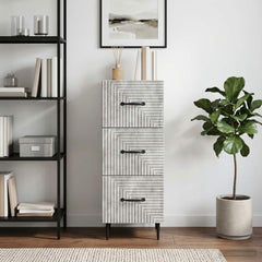 Drawer Cabinet Concrete Grey, image 4