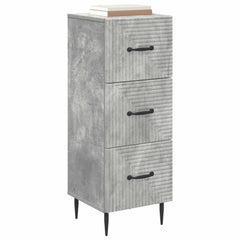 Drawer Cabinet Concrete Grey, image 3
